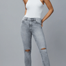 DL1961 Farrow Skinny High Rise Instasculpt Ankle in Chalk - Estilo Boutique