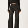 DL1961 Hepburn Wide Leg Cargo in Black Coated - Estilo Boutique