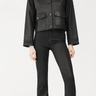 DL1961 Tilda Shirt Jacket in Black Coated - Estilo Boutique