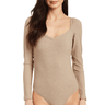 Drew Crawford Bodysuit in Latte - Estilo Boutique