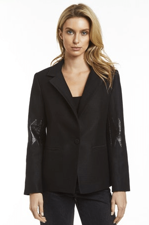 Drew Demi Jacket in Black - Estilo Boutique