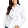 Drew Natica Shirt in White - Estilo Boutique