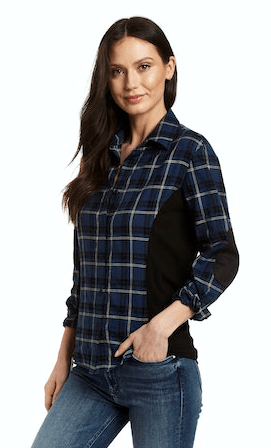 Drew Rosemary Shirt in Royal - Estilo Boutique