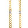 Eight Five One Nina Chain Earrings in Clear CZ - Estilo Boutique