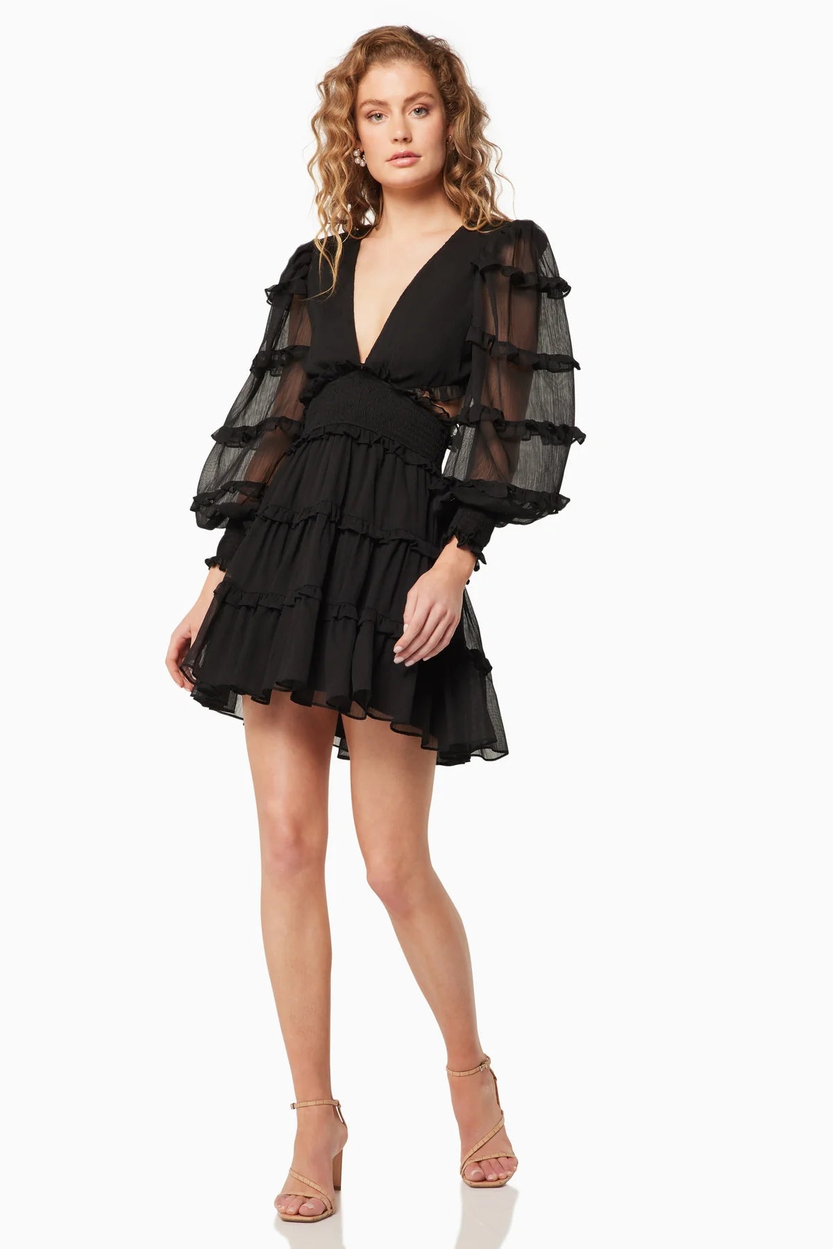 Elliatt Penny Dress in Black - Estilo Boutique
