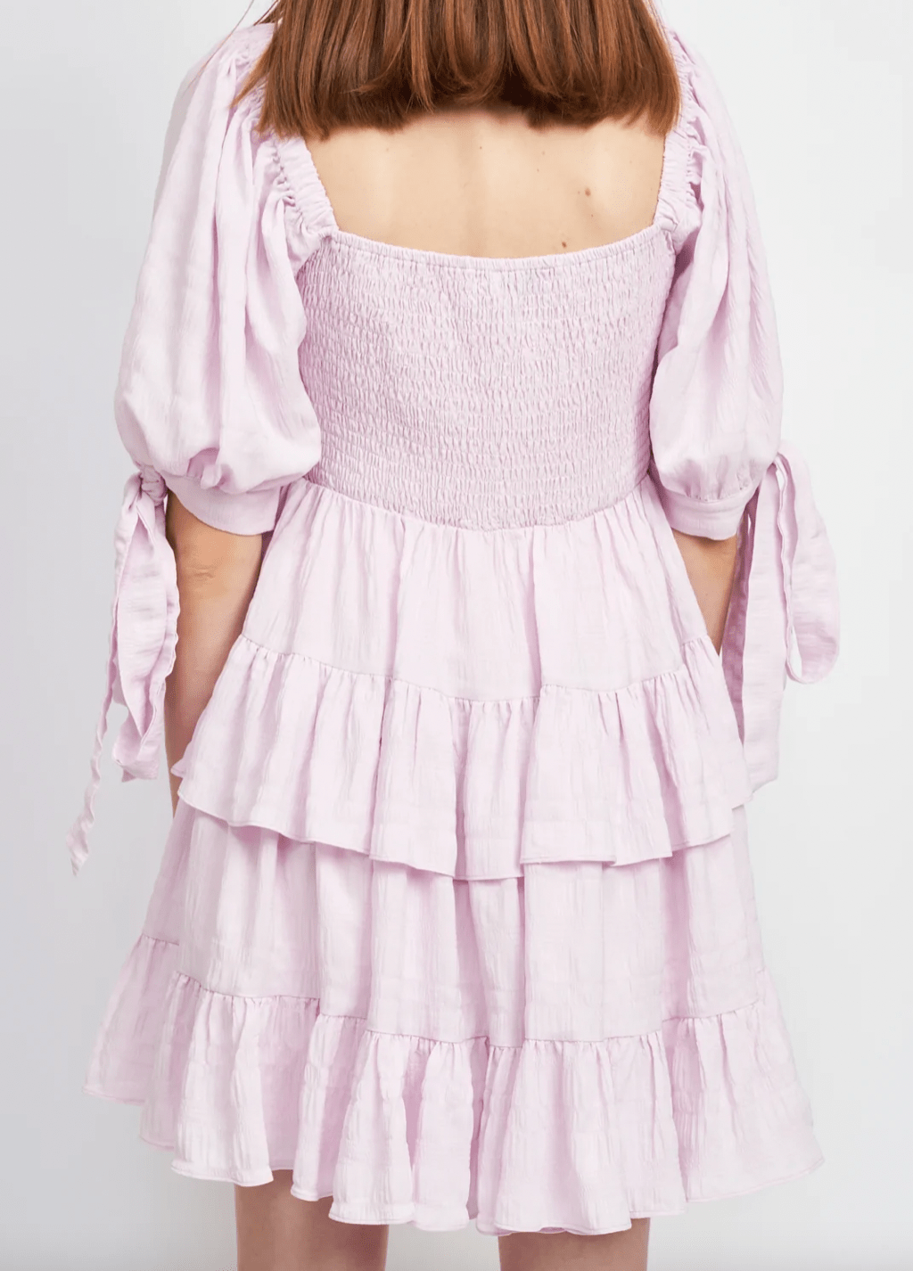 En Saison Adara Mini Dress in Lavender - Estilo Boutique