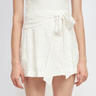 En Saison Viatrix Mini Skirt in Off White - Estilo Boutique