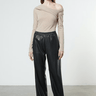 Enza Costa Cashmere One-Shoulder Top in Khaki - Estilo Boutique