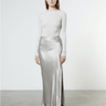 Enza Costa Silk Knit Boat Neck Top in White - Estilo Boutique
