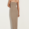Enza Costa Strapless Dress in Olive Oil - Estilo Boutique