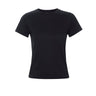 Frame Fitted Crew Tee in Black - Estilo Boutique
