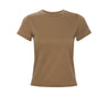 Frame Fitted Crew Tee in Tobacco - Estilo Boutique