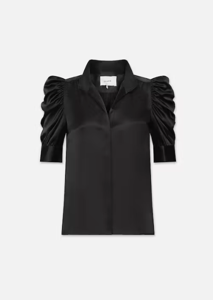 Frame Gillian Top in Black - Estilo Boutique