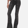 Frame Le High Flare Side Slit in Obsidian Clean - Estilo Boutique