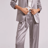 Generation Love Keaton Satin Pants in Platinum - Estilo Boutique