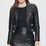 Generation Love Thompson Quilted Leather Jacket in Black - Estilo Boutique