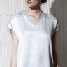 Go Silk Go Night Cap Tee in White - Estilo Boutique