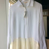 Golden Hawk tie front shirt in bright white - Estilo Boutique
