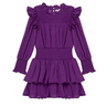 Habitual Girl Smocked Waist Dress in Purple - Estilo Boutique