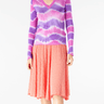 Happy Sheep V Neck Sweater in Amethyst - Estilo Boutique