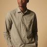 Hartford Classic Paul Long Sleeve Shirt in Olive - Estilo Boutique