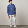Hartford Denim Blue Twill Paul Shirt - Estilo Boutique