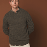 Hartford Donegal Wool Crew Sweater in Taupe - Estilo Boutique