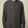 Hartford Linen Shirt in Charcoal - Estilo Boutique