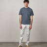 Hartford Storm Pocket Crew T-shirt in Charcoal - Estilo Boutique