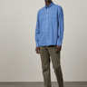 Hartford Tencel and Cotton Pitt shirt in Nautic Blue - Estilo Boutique