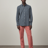 Hartford Twill Slim-Fit Storm Shirt in Graphite - Estilo Boutique