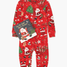 Hatley Twas The Night Before Christmas Infant Coverall & Book in Red - Estilo Boutique