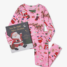 Hatley Twas The Night Before Christmas PJ & Book Set in Pink - Estilo Boutique