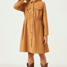 Hayden Girls Button Down Cinched Waist Corduroy Dress - Estilo Boutique