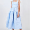 Hunter Bell Mara Dress in Sky Blue Jacquard - Estilo Boutique