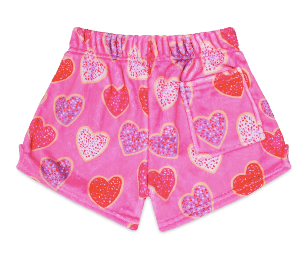 Iscream Heart Cookies Plush Shorts - Estilo Boutique