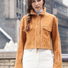 Jackett Christina Matte Leather Jacket - Estilo Boutique