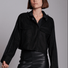 Jakett Christina Nubuck Leather Jacket in Black - Estilo Boutique