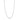 Jen Hansen 2MM Tennis Necklace 16” in Silver - Estilo Boutique