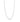 Jen Hansen 2MM Tennis Necklace 16” in Silver - Estilo Boutique