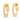 Jen Hansen Baby Round Hoops Gold - Estilo Boutique