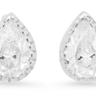 Jen Hansen Crystal Droplet Studs in Silver - Estilo Boutique