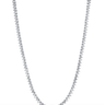 Jen Hansen CZ Point Tennis Necklace in Silver - Estilo Boutique