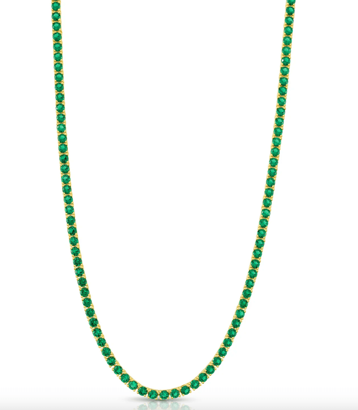 Jen Hansen Green CZ Necklace - Estilo Boutique