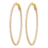Jen Hansen Large Oval Hoops in Gold