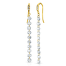 Jen Hansen Long Floating Earring in Gold - Estilo Boutique
