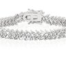 Jen Hansen Marquis CZ Tennis Bracelet in Silver - Estilo Boutique