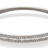Jen Hansen Timeless Diamond Bangle in Sterling Silver - Estilo Boutique