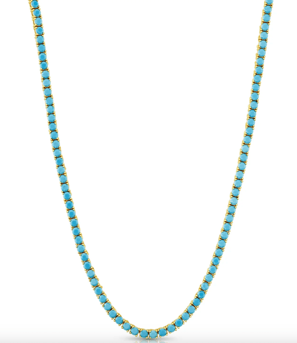 Jen Hansen Turquoise CZ Necklace - Estilo Boutique