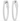 Jen Hansen XS Oval Hoops in Silver - Estilo Boutique